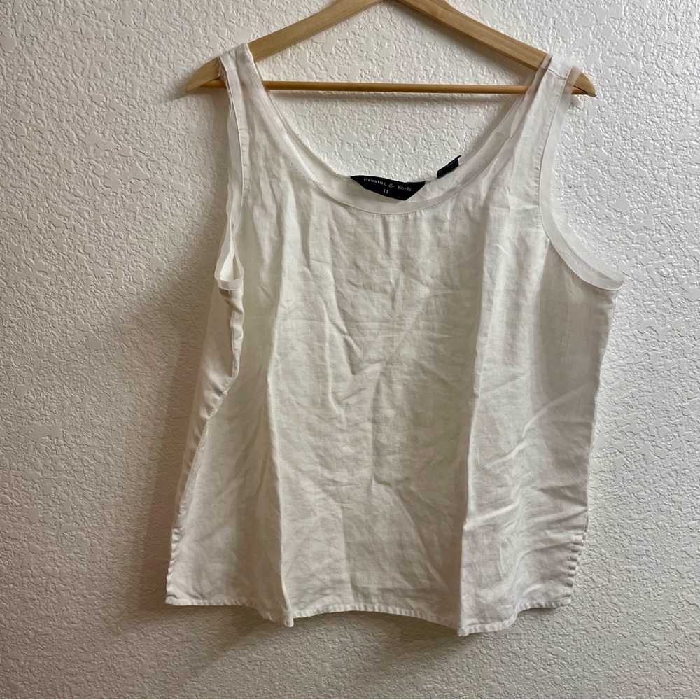 Preston & York 100% Linen Tank 18W
